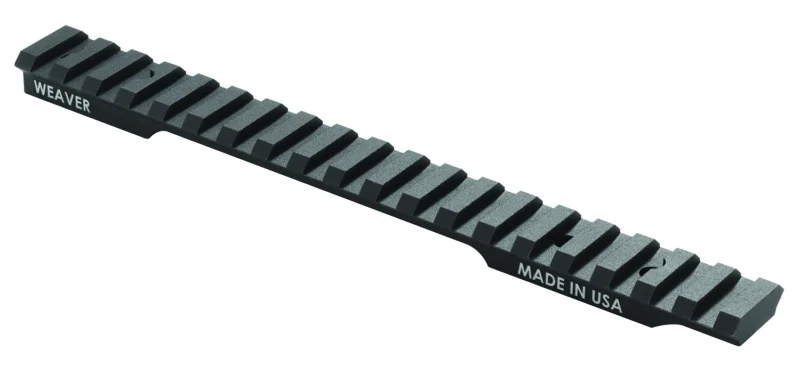 Weaver Mounts 99498 Multi-Slot Base Extended Black Anodized Aluminum Fits Savage 110 Short Action 20 MOA