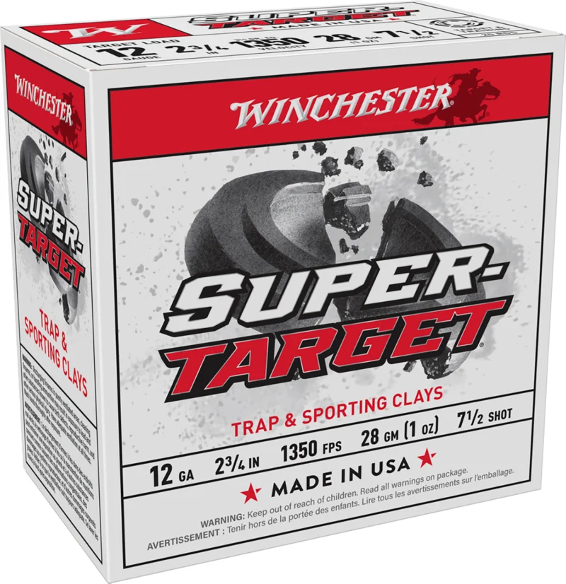 Winchester Ammo TRGT13507 Super-Target Light Target 12Gauge 2.75" 1oz 7.5Shot 25 Per Box/10 Case