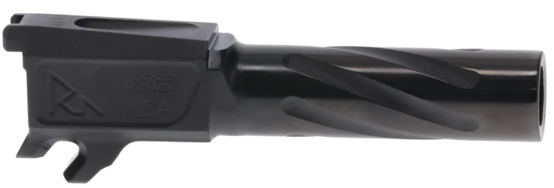 Rival Arms RA20P002A Precision Match Grade 9mm Luger 3.10" Fluted Threaded Black PVD Steel, Fits Sig P365