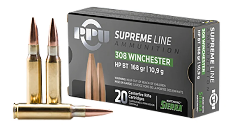 Tr&Z .308 Winchester 168gr MATCHKING Brass – 20rd