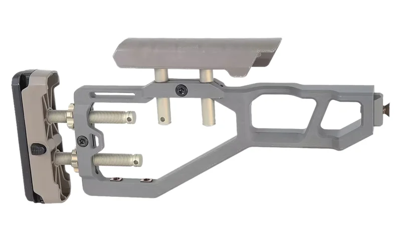 Q LLC ACCFIXSTOCKGRAY Stock Assembly Gray Fits AR-Platform
