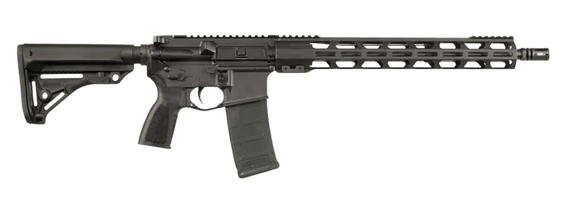 ZRO Delta 223WYZU0007 ZULU2 223 Wylde 30+1 16" Black Nitride Barrel, Black Cerakote Aluminum Receiver w/Picatinny Rail, M-LOK Handguard, Adjustable Thril Black Polymer Stock, Black A2 Grip