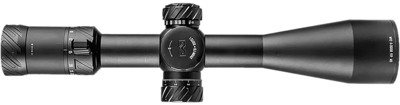 Meprolight USA 901247706 MVO Black 6-36x56mm 34mm Tube, Illuminated M3 MRAD Etched Green/Red Reticle