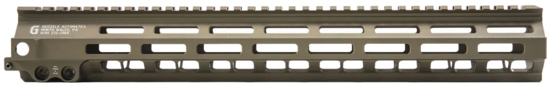 Geissele Automatics 05286S Super Modular Rail MK8 DDC Aluminum 15" Long
