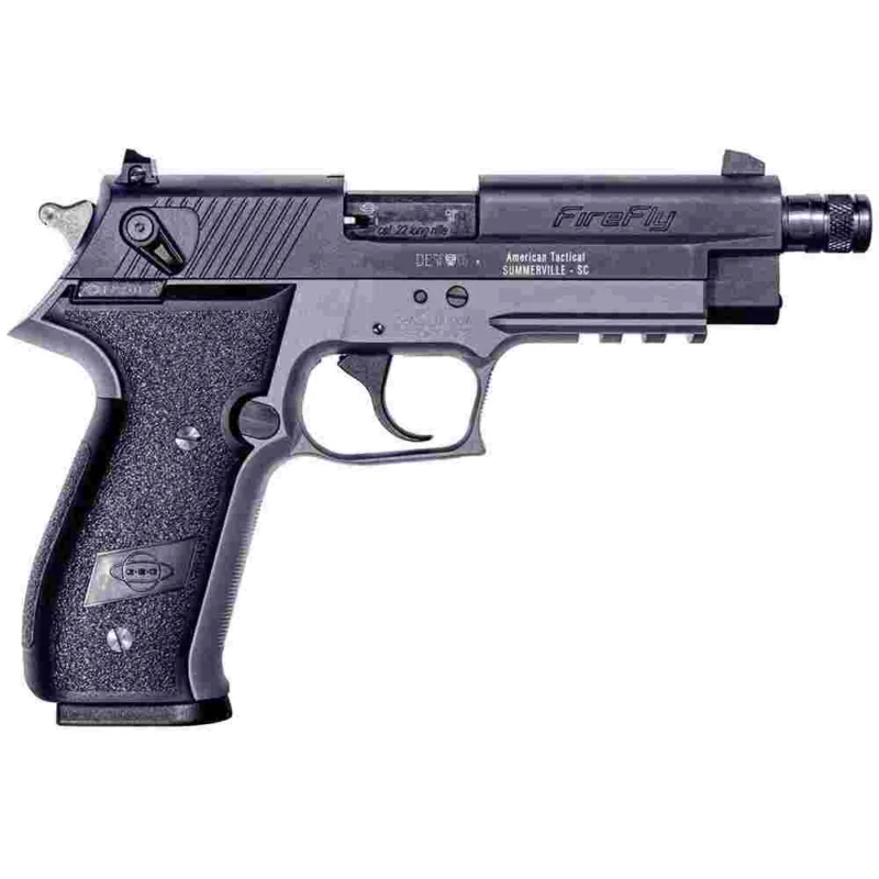 ATI GSG Firefly Handgun .22 LR 13rd Magazines(2) 4.9 Threaded Barrel Smoke Frame